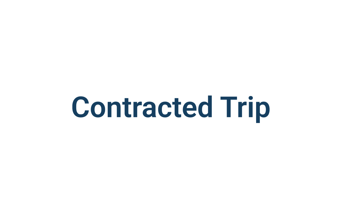 Contracted Trip