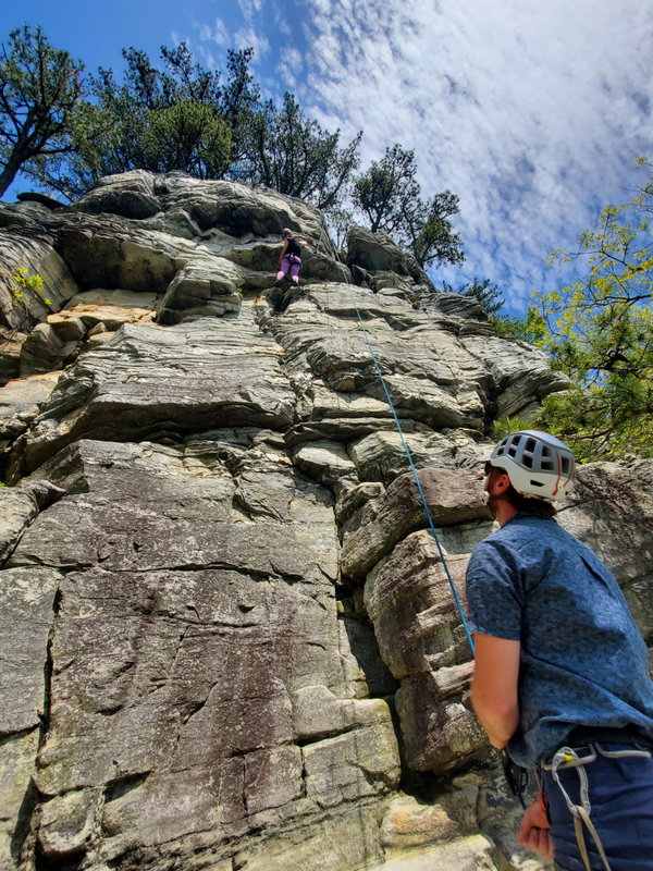 Pilot Mountain Rock Climbing